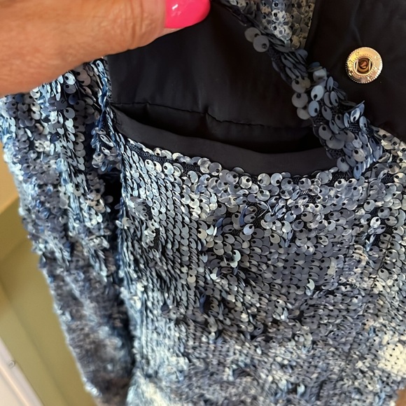 Vince Camuto matte sequin short jacket - Picture 4 of 6